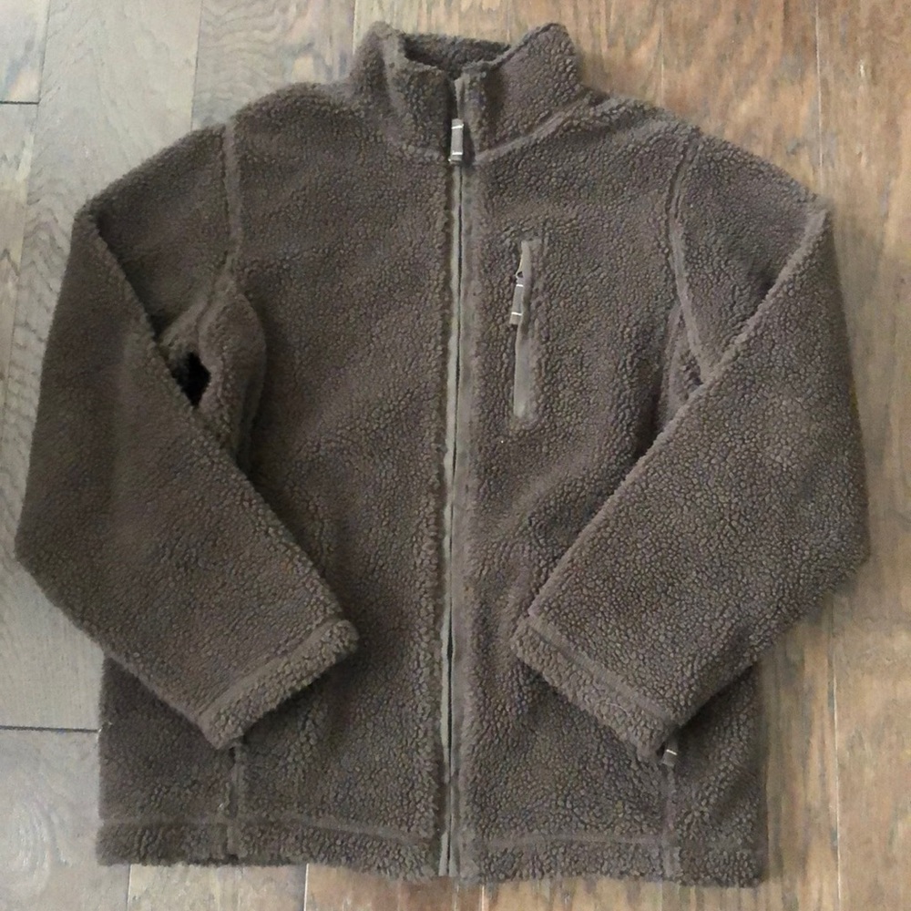 Lands end fleece unisex youth jacket